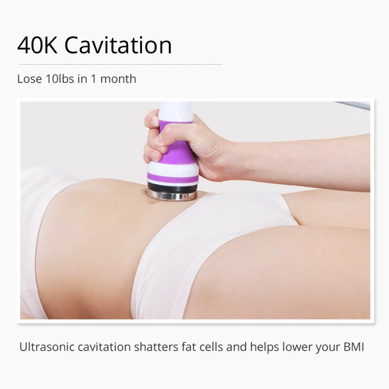 40k 3 in 1 Cavitation Machine for Body Slimming Skin Tightening